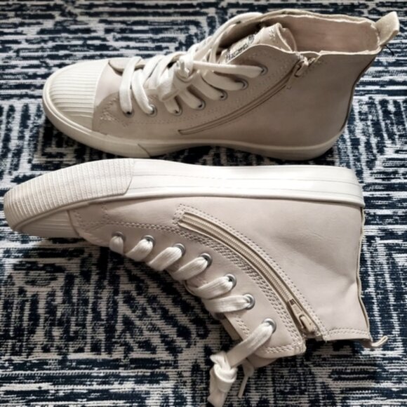 *Limited Edition Zara Girl Hightop Suede Sneakers- Size 38 Adults or Youth 6.… - Picture 5 of 10